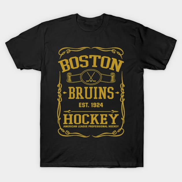 Vintage Bruins Hockey T-Shirt by carlesclan